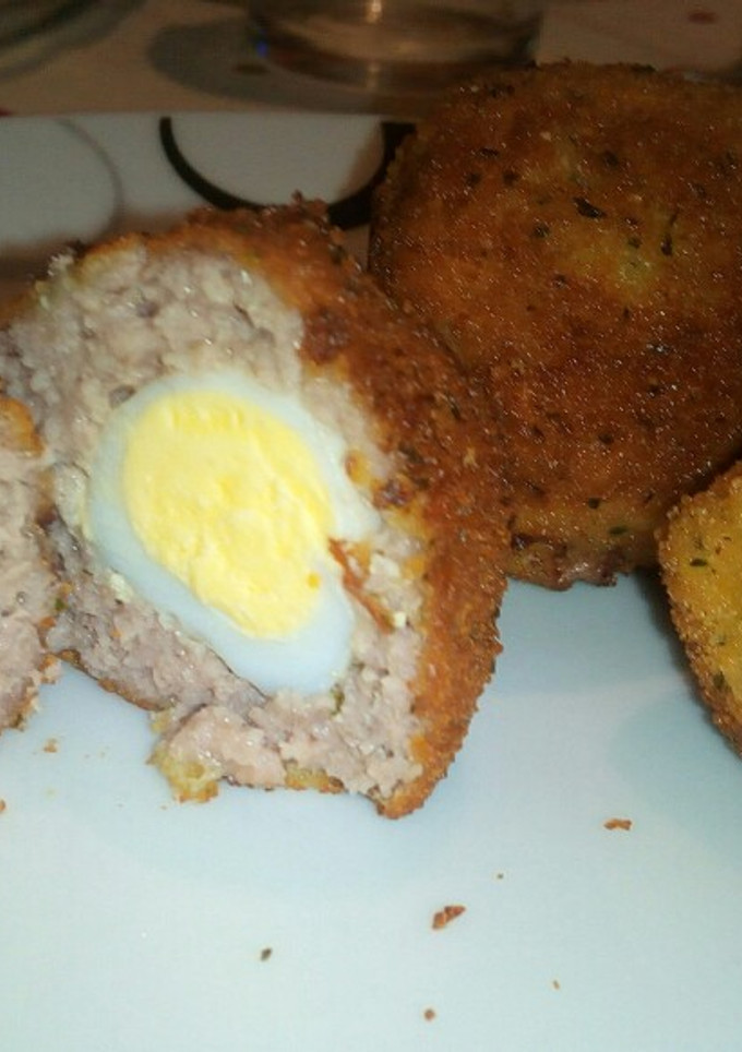 Una foto de Croquetas de carne con huevo