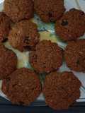Cookies de avena y pasas