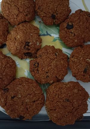 Una foto de Cookies de avena y pasas