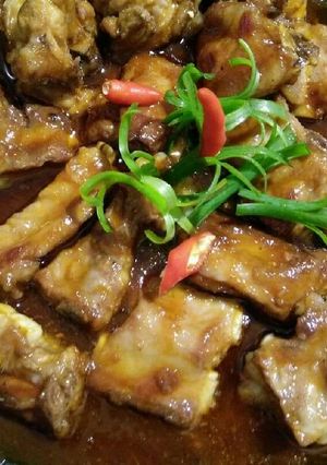 Hình của món Sườn Kho Ketchup.