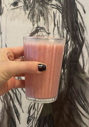Foto de Batido de Morangos e Banana