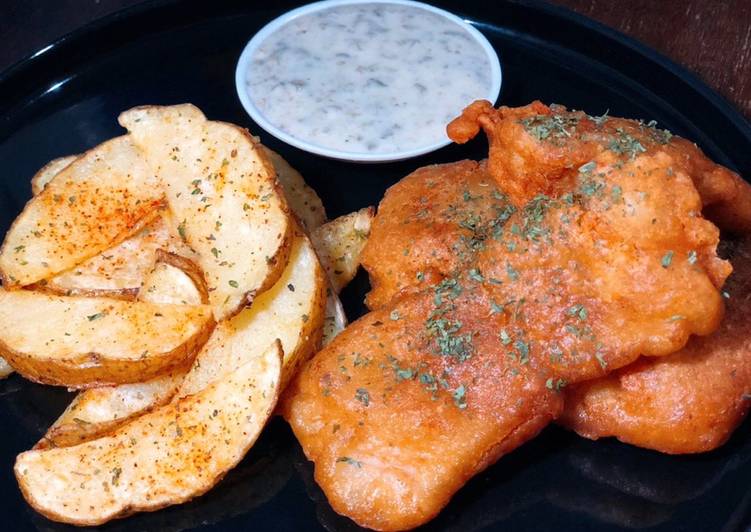 Resep Fish And Chips With Homemade Tartar Sauce Yang Nikmat