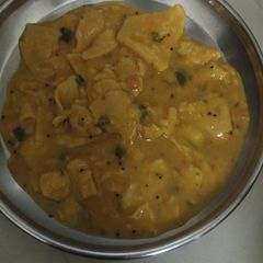 A picture of Dal dhokli.