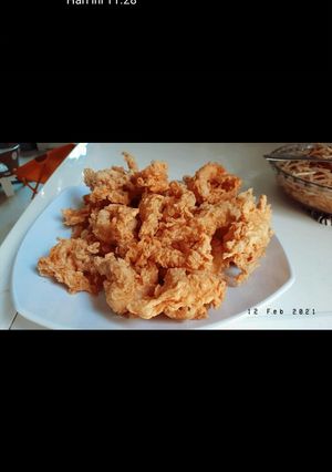 Foto resep Cumi goreng tepung crispy dan renyah