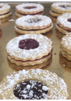 Une photo de Petits sablés fondants à la confiture