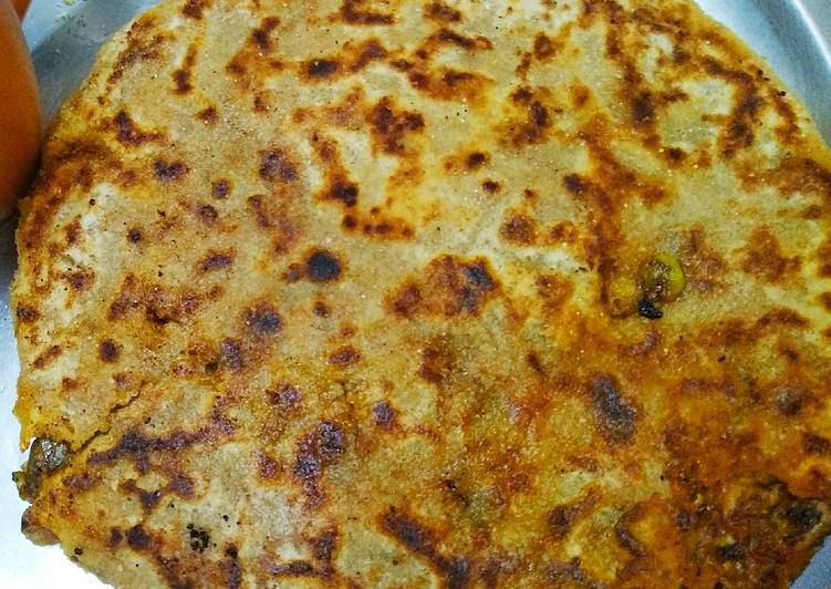 Recipe of Quick Aloo or seam ka paratha