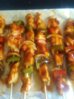 Foto resep Sate ayam paprika pedas manis