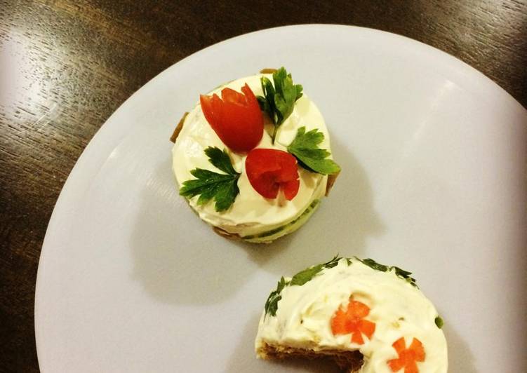 Steps to Make Perfect Mini Sandwich Cakes (Smorgastarta)