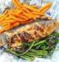 Recipe &#39;fish and chips&#39; from bbq the Delicious Really delicious