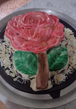 Una foto de Gelatina de mosaico