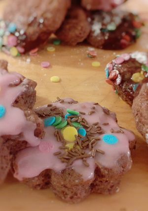 Foto di Biscotti al cacao arlecchino