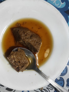Una foto de Flan al microondas