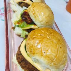 A picture of Anda Shami mini Burger with twist of Cheese.