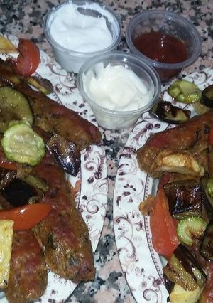 صورة لوصفة كباب من طريقة حبيبتي ام عمر (رمضان يجمعنا)🌜✳