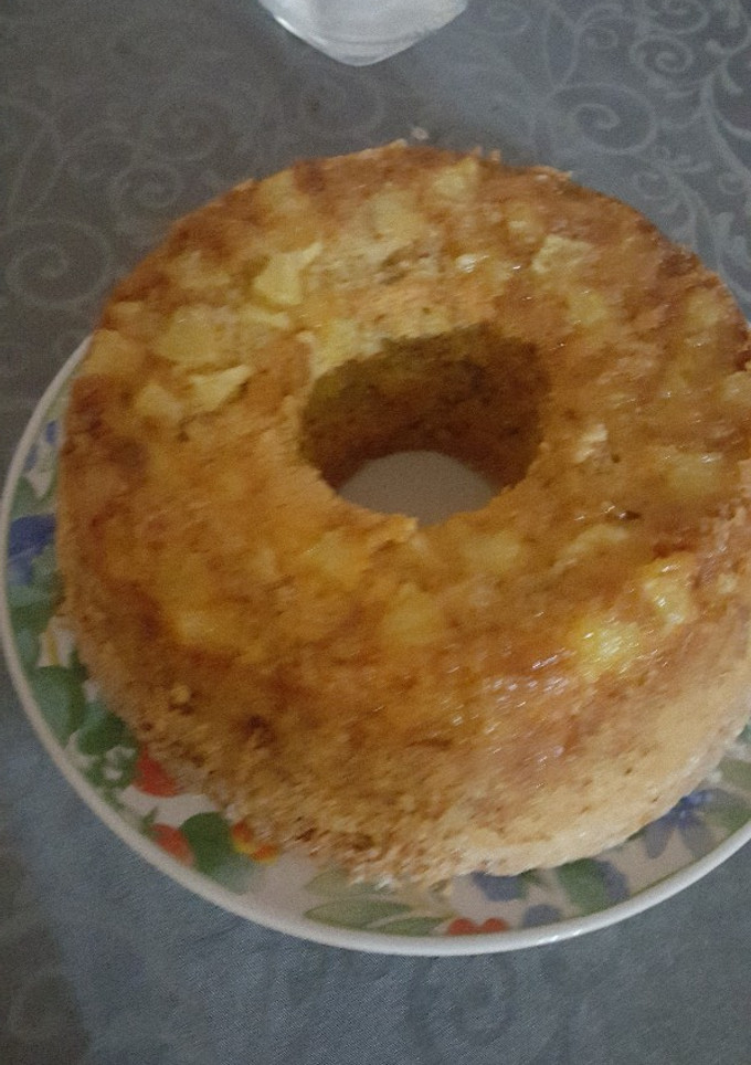 Foto de Bolo humido de maçã e nozes