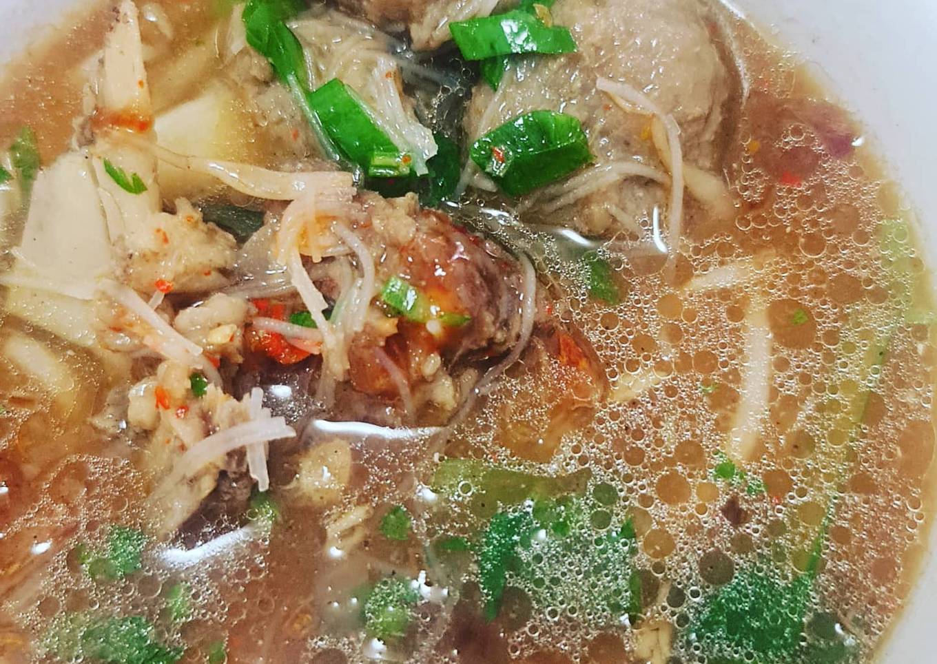 Kuah bakso enak gurih segar