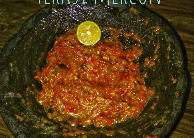 Resep Sambel Terasi Mercon Oleh Anggraini Oktora Cookpad