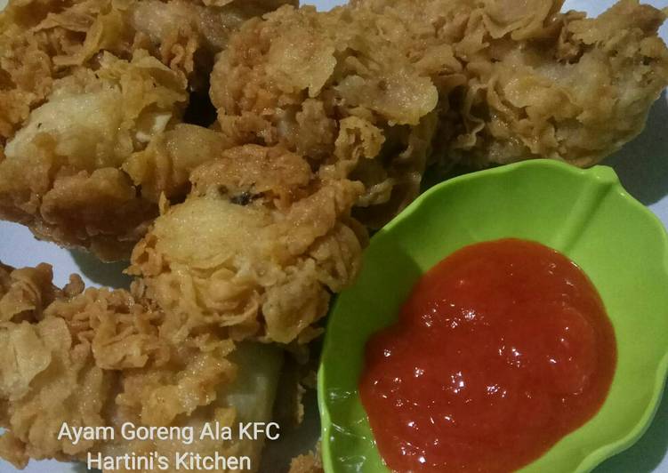 12 Resep: 242. Ayam Goreng ala KFC Anti Ribet!