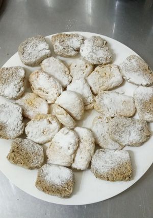 Una foto de Masitas de avena y coco y de avena y café