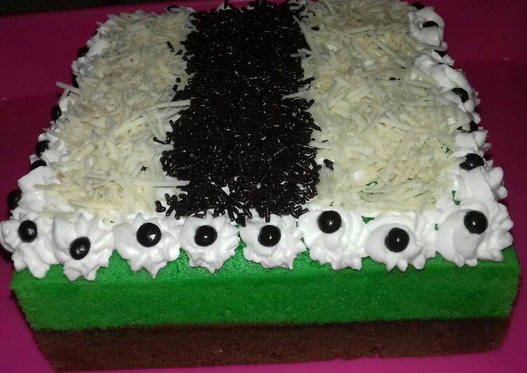 Resep Brownis kukus Pandan coklat 👍 Anti Gagal