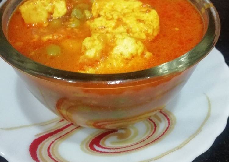 Jain Matar Paneer