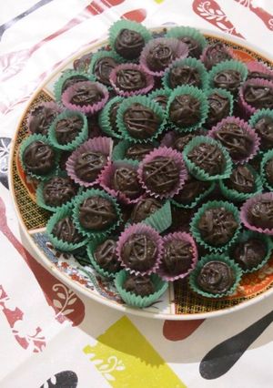 صورة لوصفة حلويات العيد |حلوى الكوك و الشكلاط سهلة واقتصادية Gateaux à La Noix De Coco