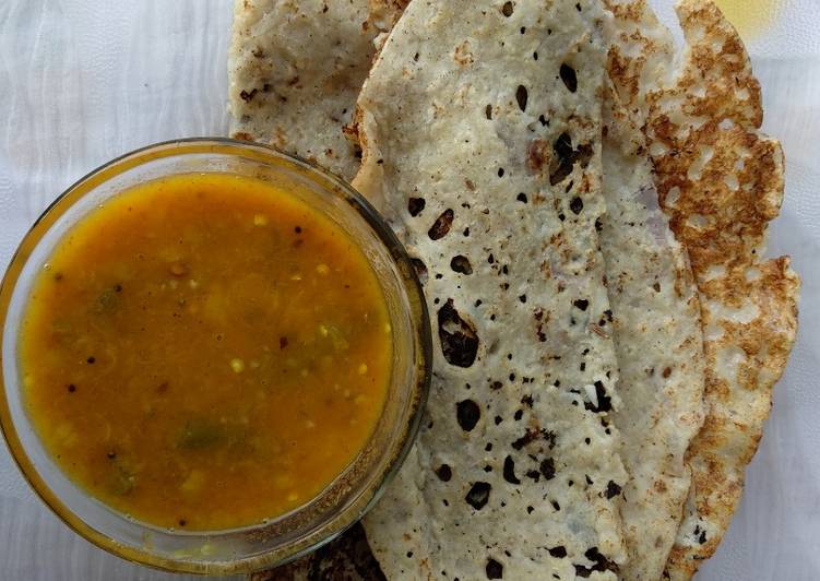 Recipe of Super Quick Homemade Oats Dosa -Oats dosa is healthy and nutritious breakfast recipe