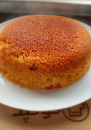 عکسی از دستور گوجه پلو