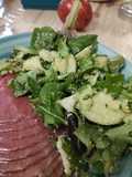 Salade d'accompagnement de carpaccio