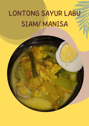 Foto resep Lontong sayur labu siam / manisa