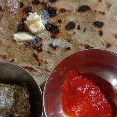 Bajra chapati A picture of Bajra chapati.