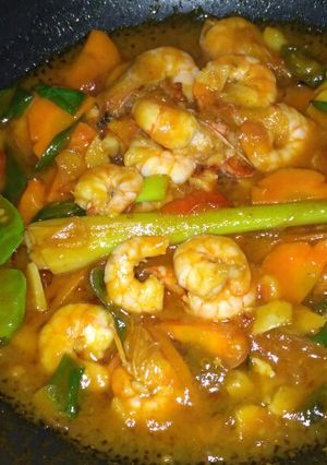 Foto resep Udang Pedas Manis