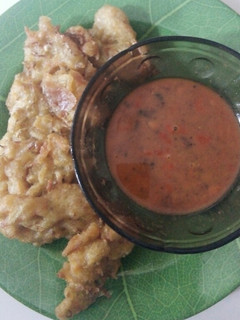 Foto resep Bakwan Sayur Sambel Kacang