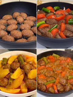 صورة لوصفة بطاطس بأصابع اللحمة المفرومة