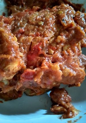 Foto resep Tempe penyet sambel uleg