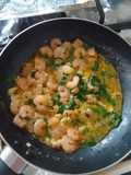 Camarones al ajillo en mantequilla