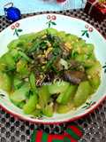 Bí xanh xào lòng vịt