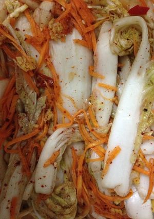 Hình của món Kim chi cải thảo đơn giản, dễ làm.
