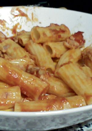 Una foto de Macarrones a l'estilo Alexandra