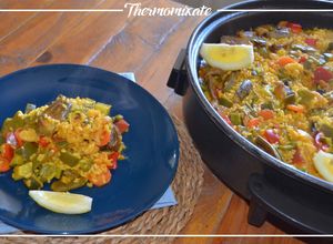 Foto principal de Paella de verduras con Thermomix
