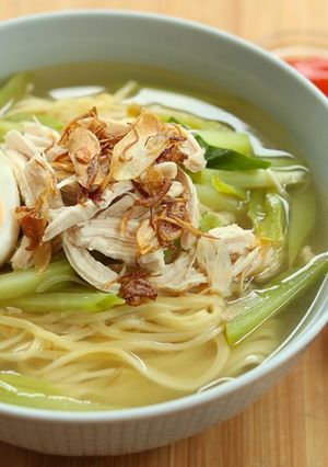 Foto resep Mie Kuah Ayam Labu Siam Devina Hermawan