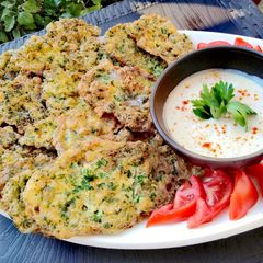 A picture of EJEH/ lebanese fresh-herb omelette.