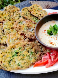A picture of EJEH/ lebanese fresh-herb omelette.