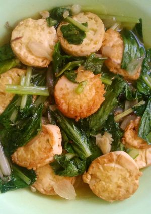 Foto resep Cah Sawi Tofu