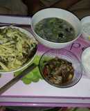 Cá Lóc nướng trui bóp gỏi xoài