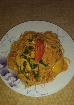A picture of Yummy Pasta Sauce- New invention.