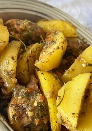 Foto de Frango com Batatas no forno