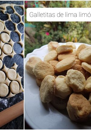 Una foto de Galletitas de lima limón