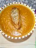 Soupe au potiron 🎃 et rascasse rouge 🐟