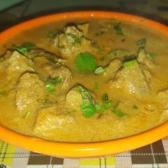 A picture of Mutton korma.